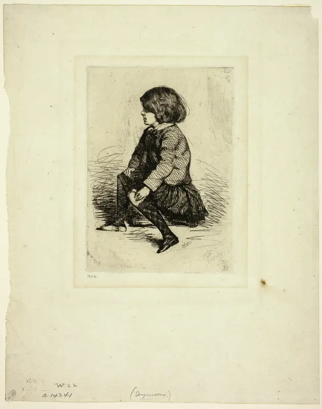 Seymour Haden, Jr, Seated