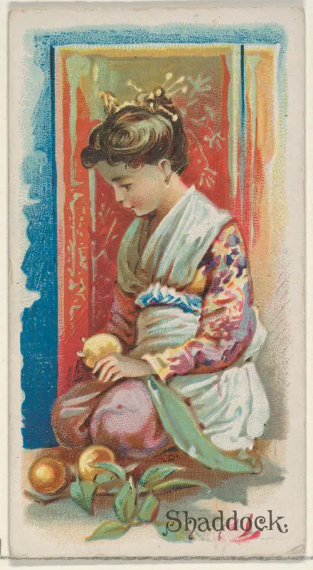 Shaddock, from the Fruits series (N12) for Allen & Ginter Cigarettes Brands Wall Art by Allen & Ginter - High-Resolution Digital Print