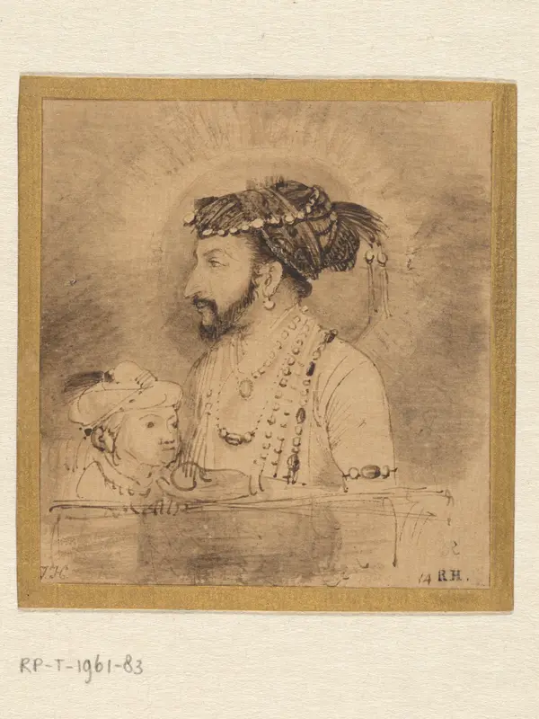 Shah Jahan and his Son Wall Art by Rembrandt van Rijn - High-Resolution Digital Print