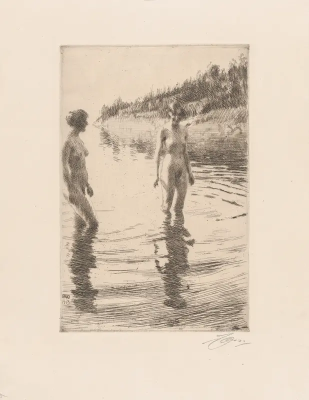 Shallow Wall Art by Anders Zorn - High-Resolution Digital Print