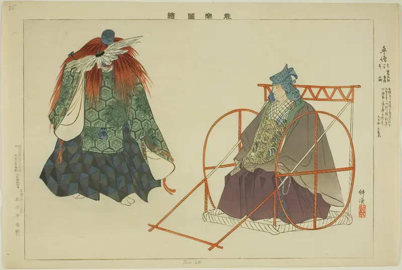 Shaso, from the series "Pictures of No Performances (Nogaku Zue)"