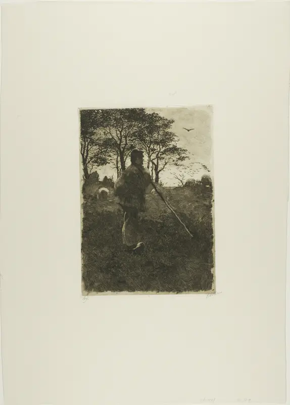 Sheepherder Wall Art by Willem Witsen - High-Resolution Digital Print