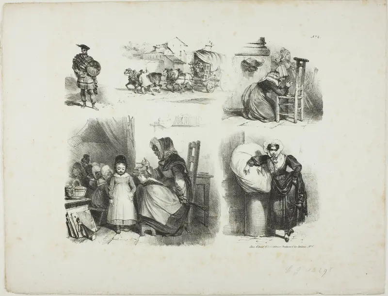 Sheet of Sketches