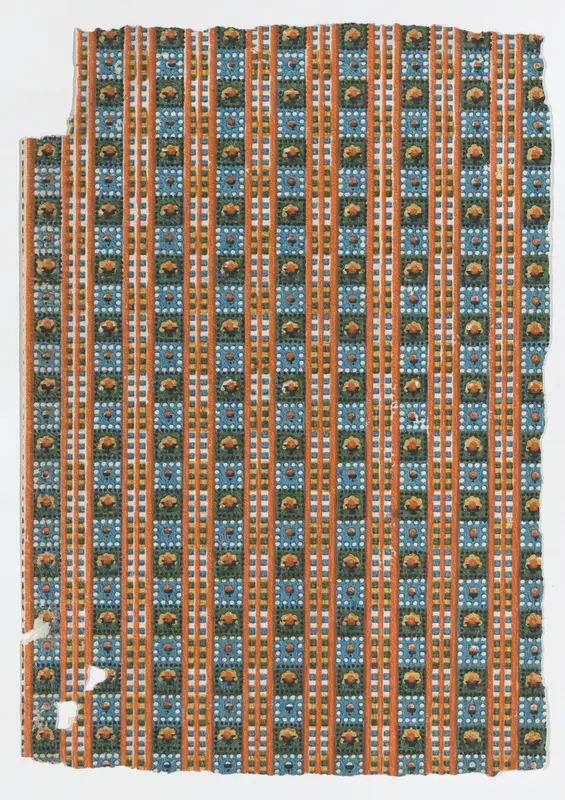 Sheet with an overall geometric pattern Wall Art by Anonymous - High-Resolution Digital Print