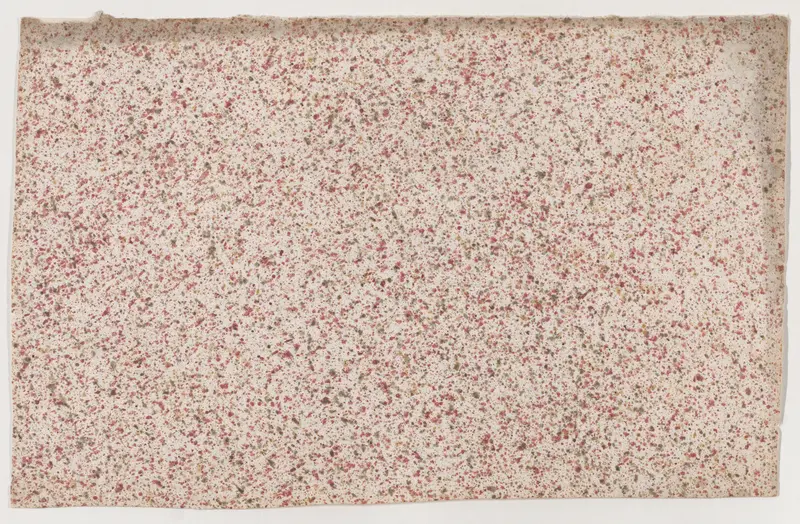 Sheet with an overall red speckle pattern Wall Art by Anonymous - High-Resolution Digital Print
