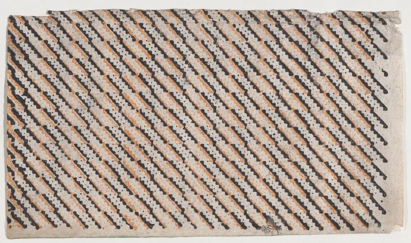 Sheet with diagonal stripe pattern Wall Art by Anonymous - High-Resolution Digital Print