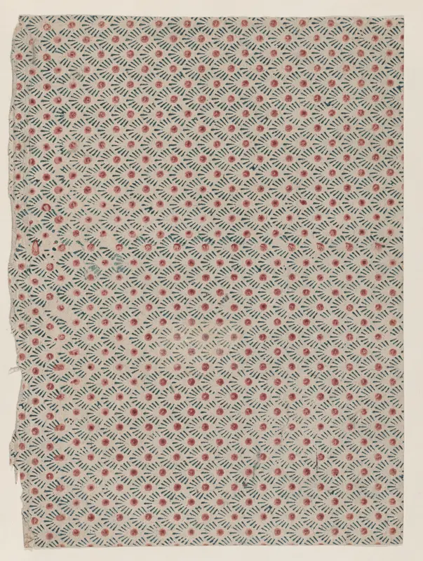 Sheet with overall dot and line pattern Wall Art by Anonymous - High-Resolution Digital Print