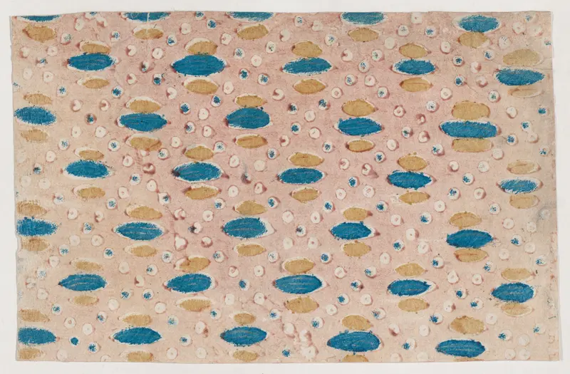 Sheet with overall pattern of circles and ovals Wall Art by Anonymous - High-Resolution Digital Print