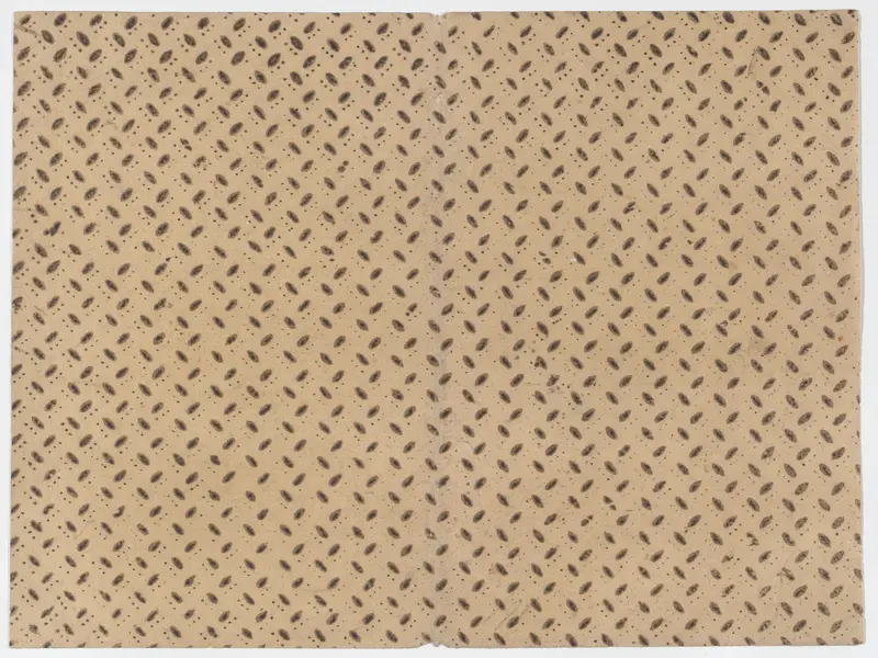 Sheet with overall pattern of dots and dashes Wall Art by Anonymous - High-Resolution Digital Print