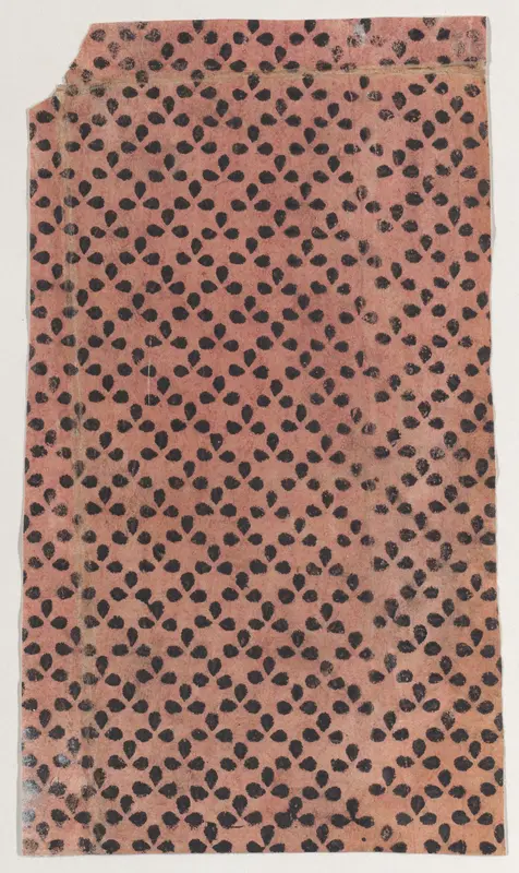 Sheet with overall pattern of dots in triangular shapes Wall Art by Anonymous - High-Resolution Digital Print