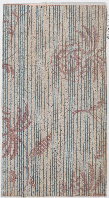 Sheet with two borders with an overall dot pattern Wall Art by Anonymous - High-Resolution Digital Print