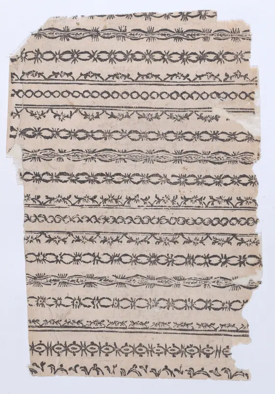 Sheet with various vertical designs Wall Art by Anonymous - High-Resolution Digital Print