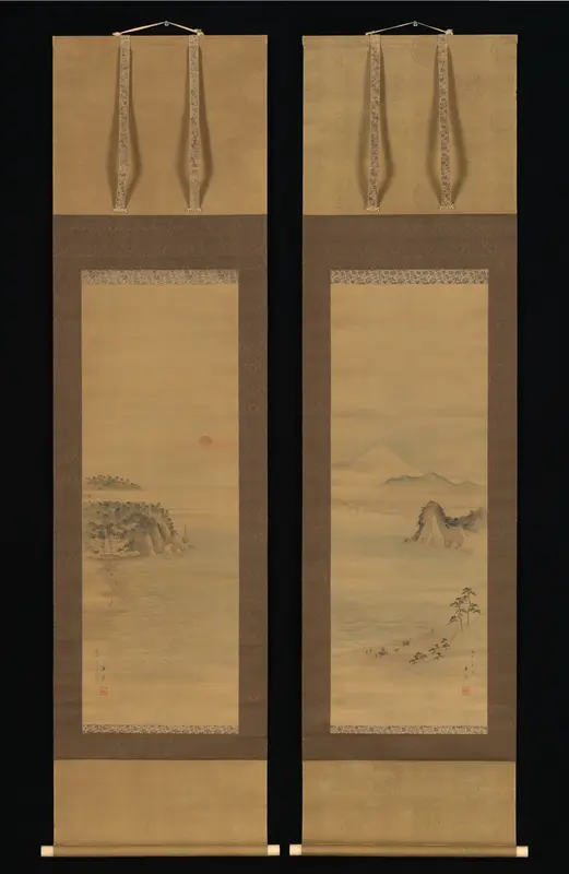 Shichirigahama and Enoshima Wall Art by Utagawa Hiroshige - High-Resolution Digital Print
