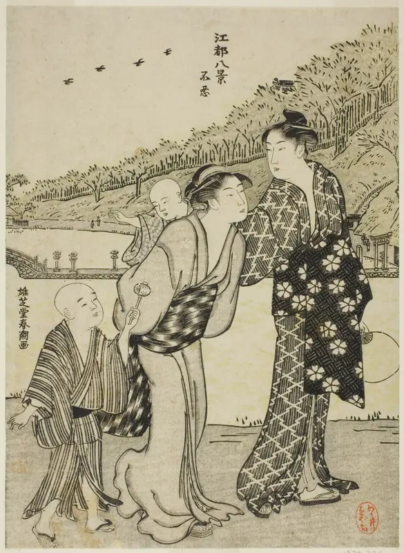 Shinobazu Pond, from the series "Eight Views of Edo (Koto hakkei)"