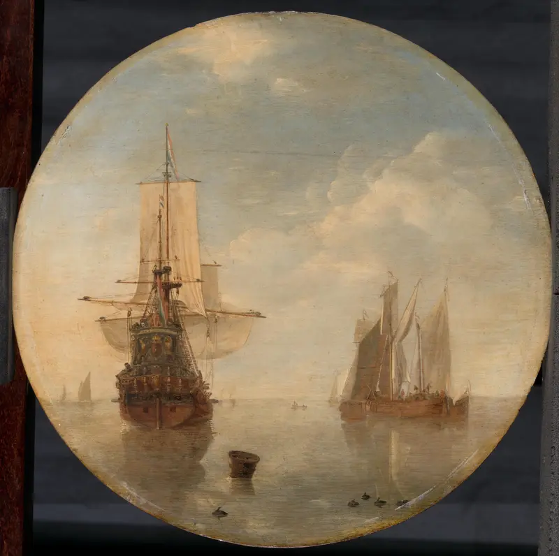 Ships at Anchor Wall Art by Unknown - High-Resolution Digital Print
