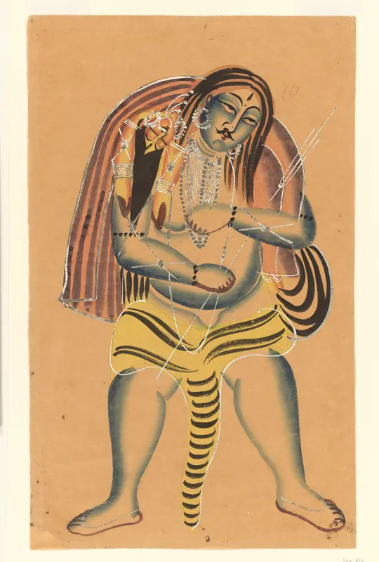 Shiva Carries the Corpse of Sati Wall Art by Unknown - High-Resolution Digital Print