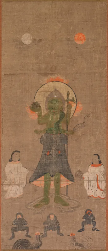 Shomen Kongo: The Blue-Faced Kongo Wall Art by Unknown artist - High-Resolution Digital Print