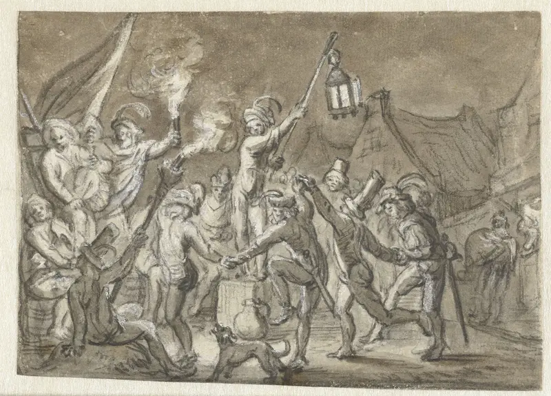 Shrove Tuesday Wall Art by Cornelis Saftleven - High-Resolution Digital Print