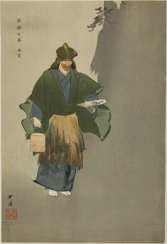Shunkan, from the series "One Hundred No Dramas (Nogaku hyakuban)"