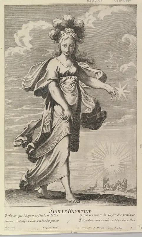 Sibylle Tiburtine, from "Douze Sibylles" Wall Art by Gilles Rousselet - High-Resolution Digital Print