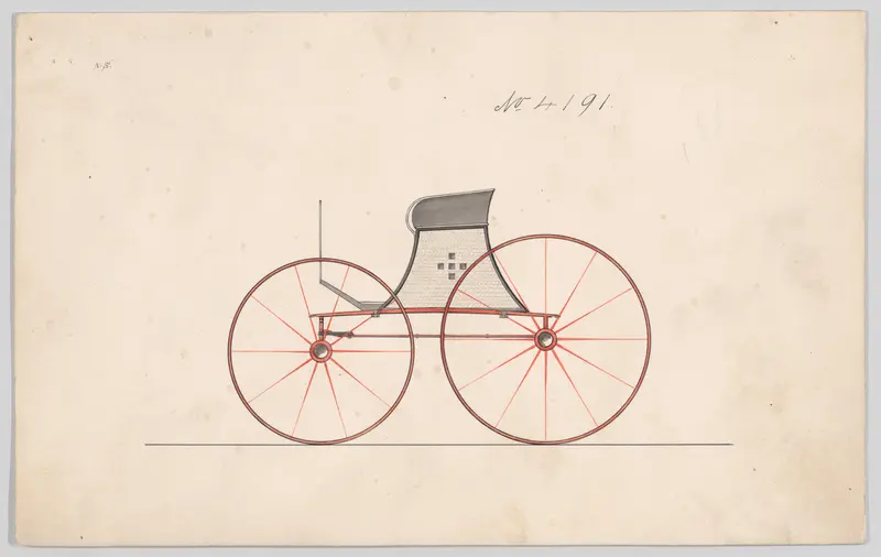 Side Bar Gig Wagon # 4191 Wall Art by Brewster & Co. - High-Resolution Digital Print