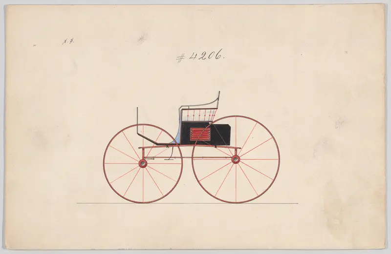 Side Bar Road Wagon #4206 Wall Art by Brewster & Co. - High-Resolution Digital Print