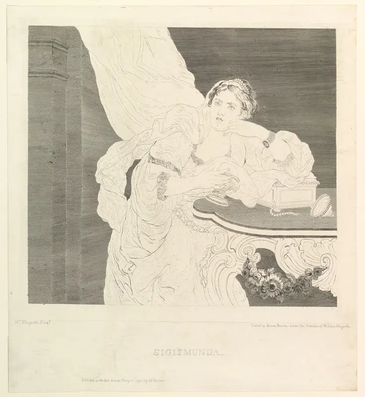 Sigismunda Wall Art by James Basire, the elder - High-Resolution Digital Print