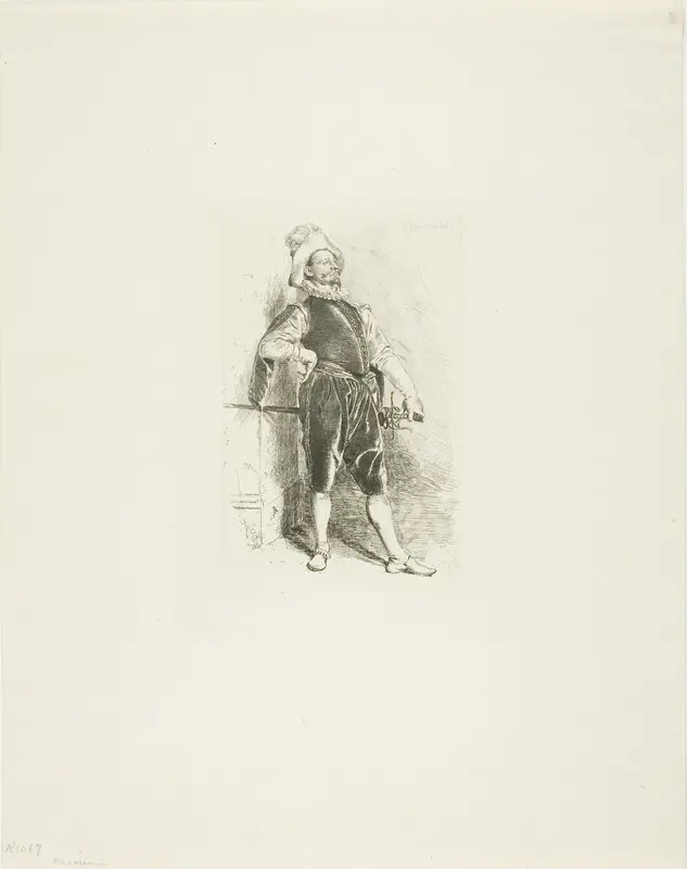 Signor Annibale Wall Art by Jean Louis Ernest Meissonier - High-Resolution Digital Print