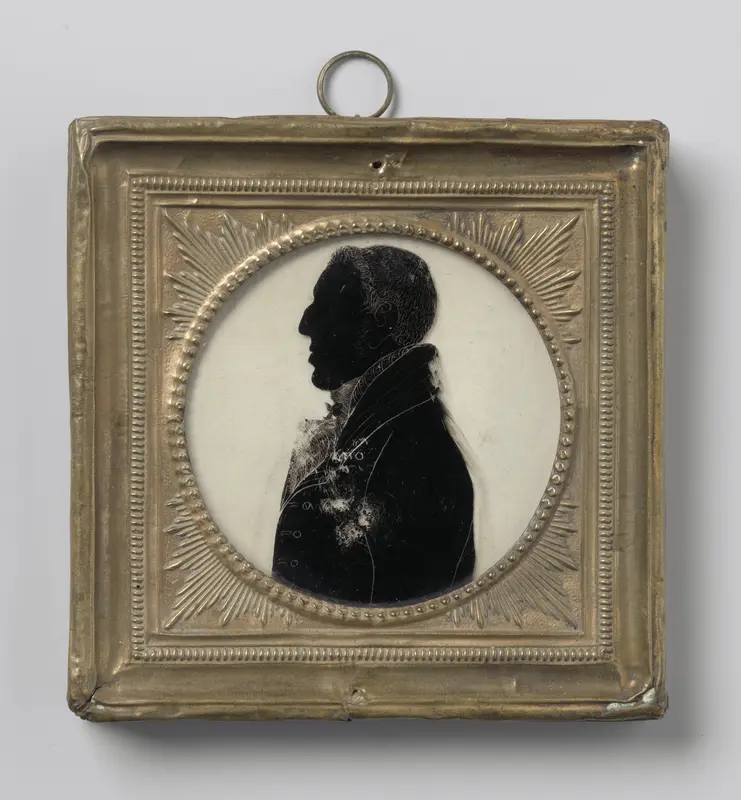 Silhouet portret van Arthur Wellesley, Duke of Wellington (1769-1852) Wall Art by Unknown - High-Resolution Digital Print
