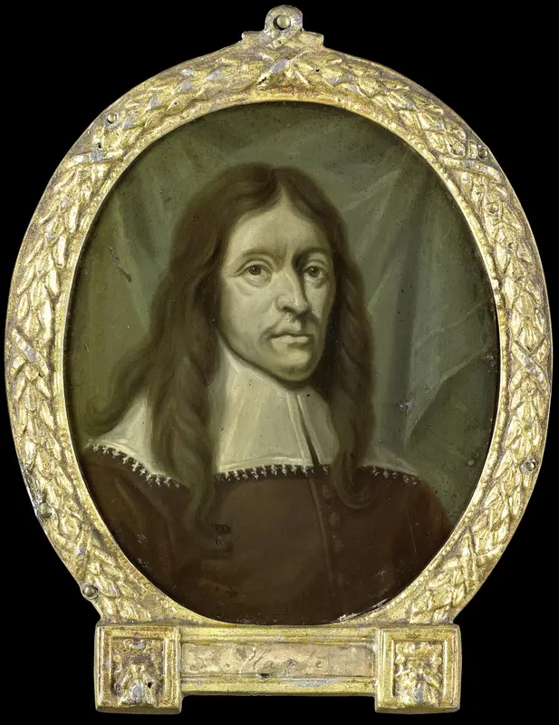 Simon Abbes Gabbema (1628-88). Geschiedschrijver van Friesland te Leeuwarden Wall Art by Arnoud van Halen - High-Resolution Digital Print