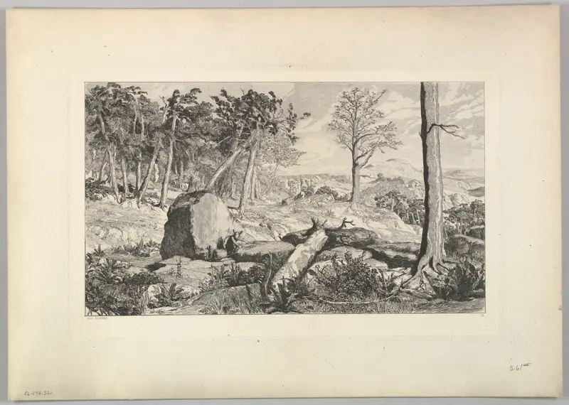 Simplicius in der Waldeinöde, from the series Intermezzi Wall Art by Max Klinger - High-Resolution Digital Print
