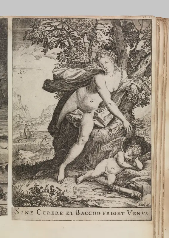 Sine Cerere et Baccho Friget Venus Wall Art by Agostino Carracci - High-Resolution Digital Print