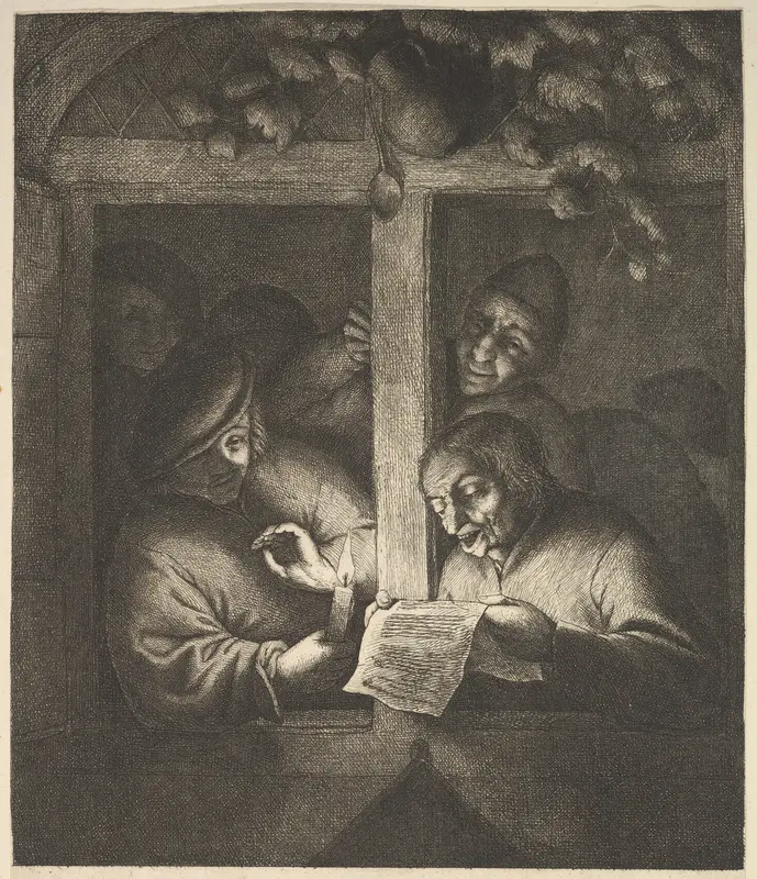 Singers at the Window Wall Art by Adriaen van Ostade - High-Resolution Digital Print