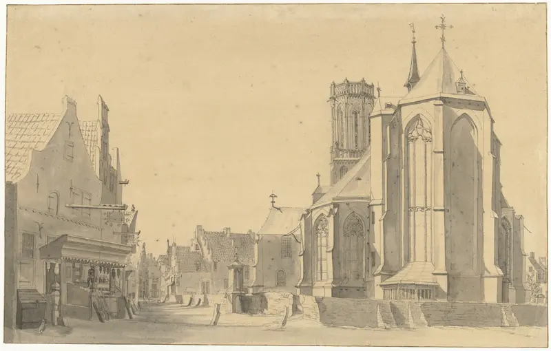 Sint-Aldegondekerk te Emmerik Wall Art by Jan de Beijer - High-Resolution Digital Print