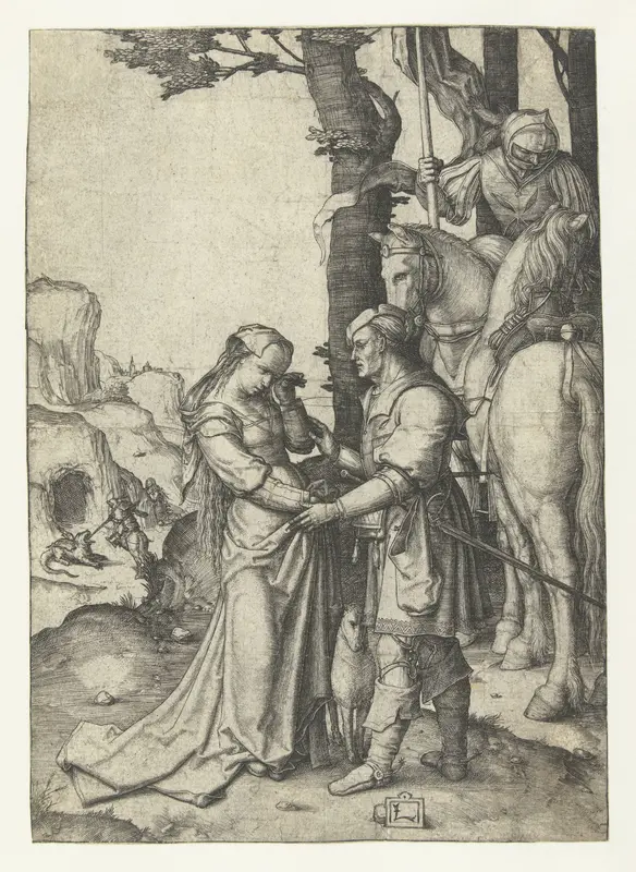 Sint-Joris en de prinses Wall Art by Unknown - High-Resolution Digital Print