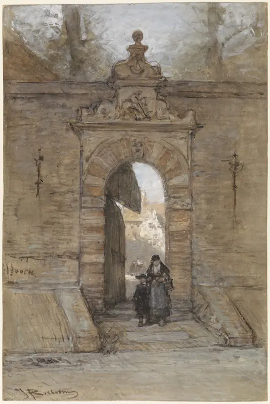 Sint-Jorispoort in het Doelengebouw te Hoorn Wall Art by Unknown - High-Resolution Digital Print