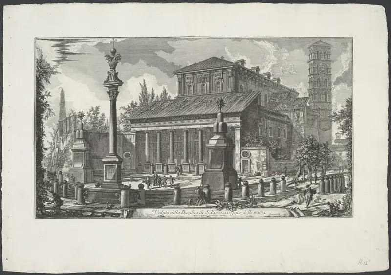 Sint-Laurens buiten de Muren te Rome Wall Art by Unknown - High-Resolution Digital Print
