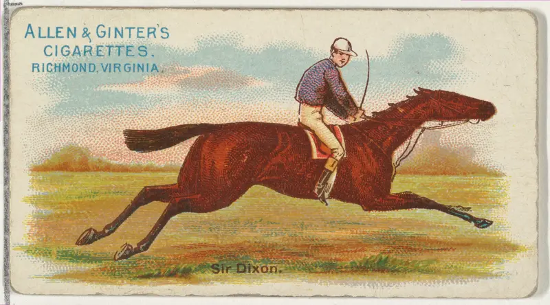 Sir Dixon, from The World's Racers series (N32) for Allen & Ginter Cigarettes Wall Art by Allen & Ginter - High-Resolution Digital Print