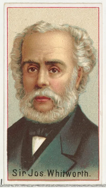 Sir Joseph Whitworth, printer's sample for the World's Inventors souvenir album (A25) for Allen & Ginter Cigarettes by Allen & Ginter - High-Resolution Digital Print