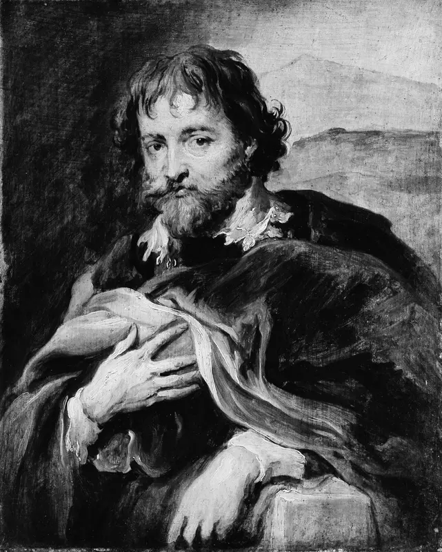 Sir Peter Paul Rubens (1577–1640) Wall Art by Anthony van Dyck - High-Resolution Digital Print
