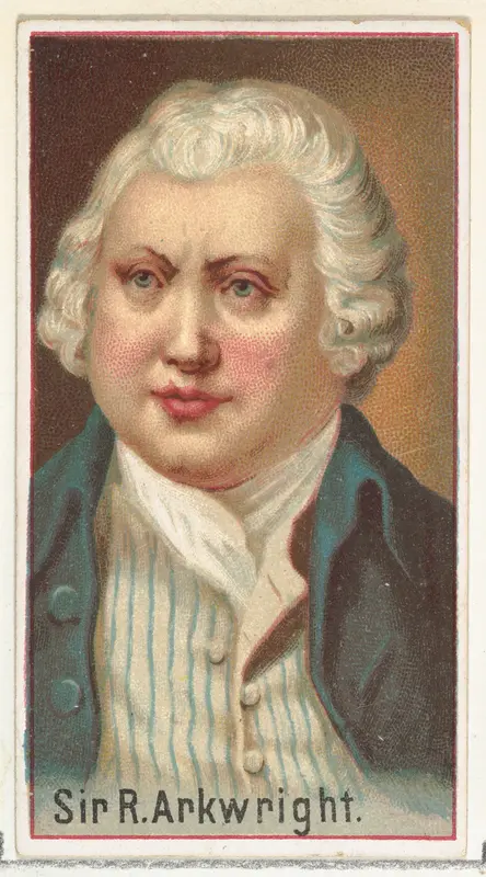 Sir R. Arkwright, printer's sample for the World's Inventors souvenir album (A25) for Allen & Ginter Cigarettes by Allen & Ginter - High-Resolution Digital Print
