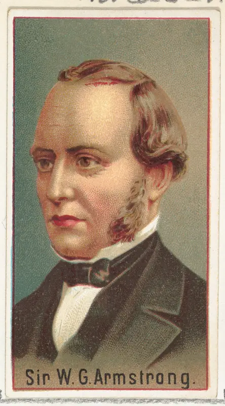 Sir W. G. Armstrong, printer's sample for the World's Inventors souvenir album (A25) for Allen & Ginter Cigarettes by Allen & Ginter - High-Resolution Digital Print