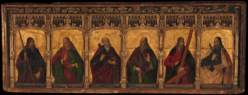 Six Apostles Wall Art by Spanish (Oña) Painter - High-Resolution Digital Print