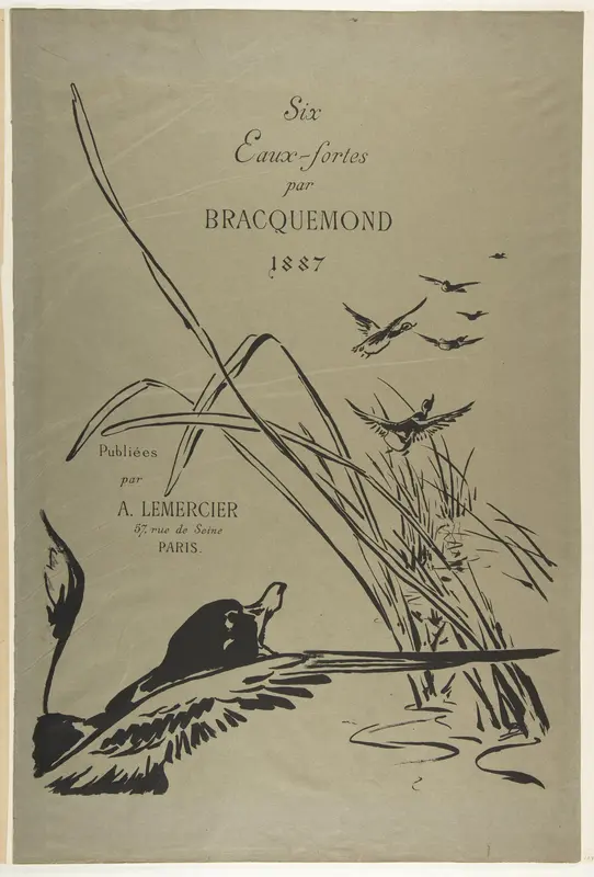 Six Eaux-fortes par Bracquemond Wall Art by Félix Bracquemond - High-Resolution Digital Print