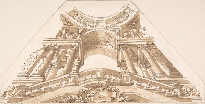Sketch for Ceiling Panel Wall Art by Anonymous, Italian, 16th century - High-Resolution Digital Print