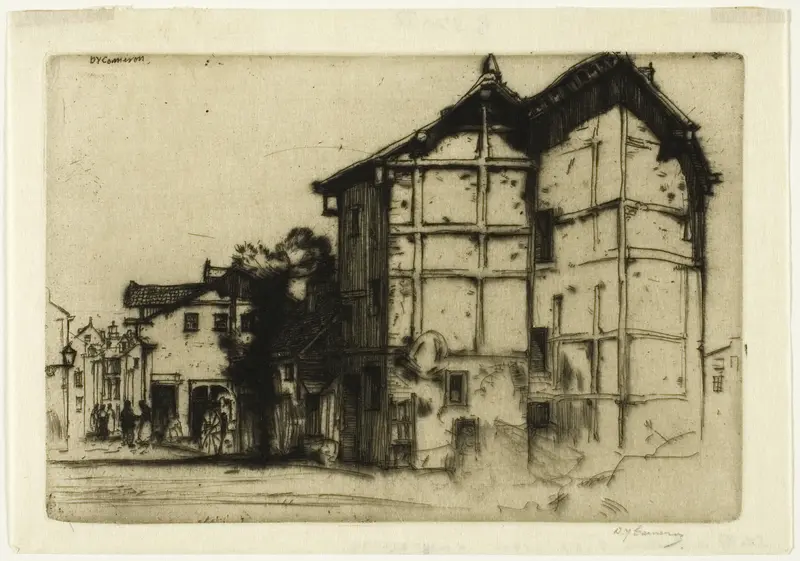 Sketch in La Roche Wall Art by David Young Cameron - High-Resolution Digital Print