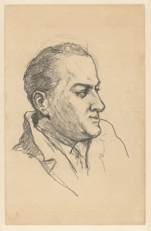 Sketch of William Hartnett Wall Art by Onchi Kōshirō - High-Resolution Digital Print