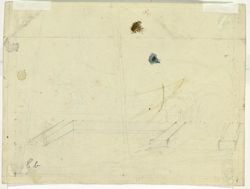 Sketches of Architecture Wall Art by Pierre Antoine Mongin - High-Resolution Digital Print
