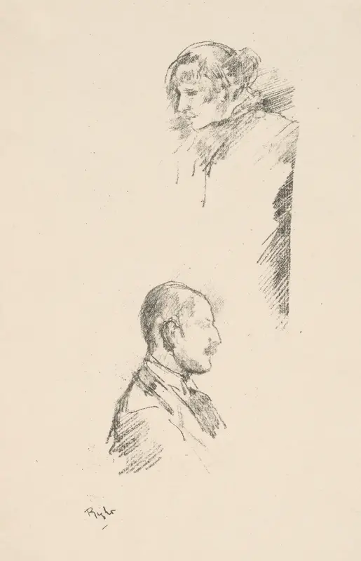 Sketches of Miss Philip and Mr. A. Studd