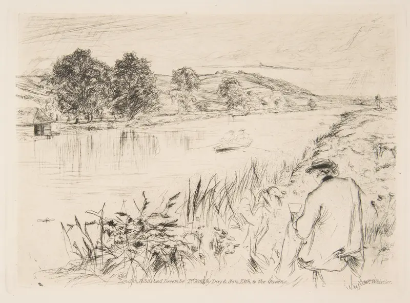 Sketching, No. 1 Wall Art by James McNeill Whistler - High-Resolution Digital Print